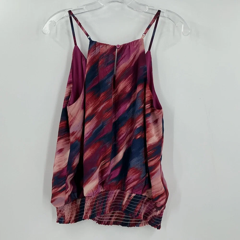 Nine Britton Ashby Smocked top in magenta. New small - Picture 8 of 10